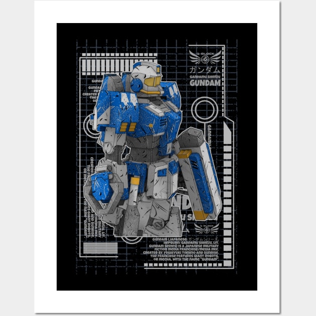 RAG-79 Aqua GM Wall Art by gblackid